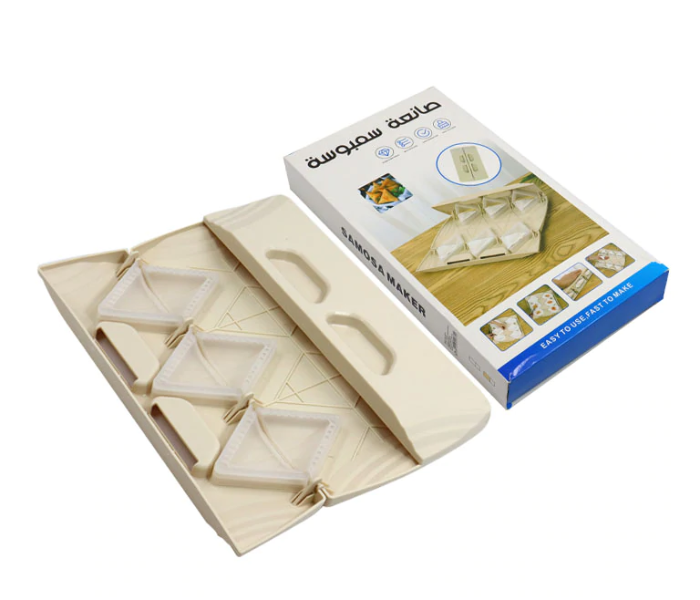 Samosa Dumpling Mould Dough Wrapper Cutter Maker - Beige - Zoom Image 2