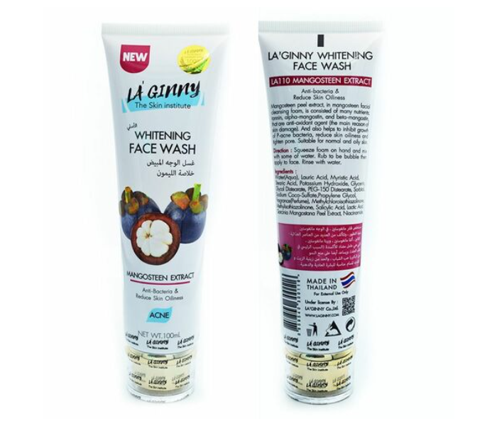 Laginny LA 110 100ml Whitening Facewash Mangosteen - Zoom Image