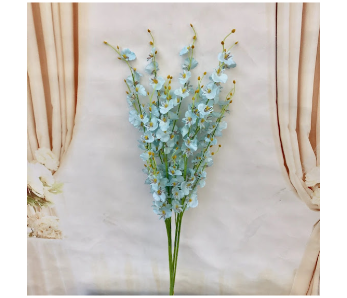 GTC 22000769 Orchids Artificial Flowers for Home Indoor Outside Garden Wedding Vase Decoration - Blue - Zoom Image 1