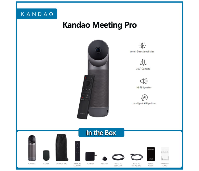 Kandao 360-degree Conferencing Camera For Meeting Perfection - Zoom Image 2