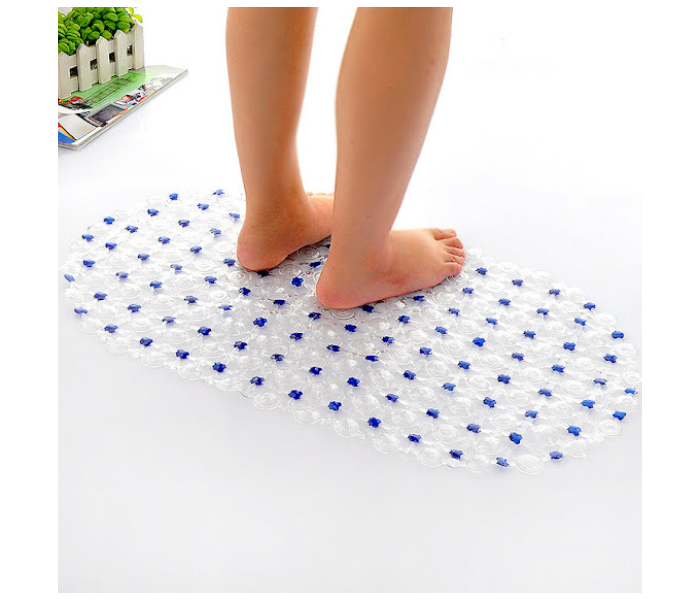 GTC 22000707 Non Slip Bath Tub Shower Mat with Drain Holes and Suction Cups - Purple - Zoom Image 1