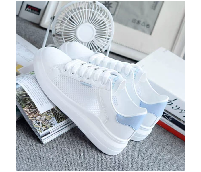 Sneakers Outdoor Casual Sports EU 36 Shoes for Women - White and Blue - Zoom Image 2