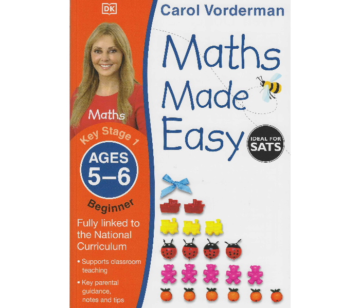 Dk Maths Made Easy: Beginner Ages 5-6 Book for Kids - Zoom Image 1