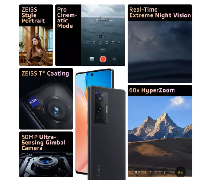 Vivo X70 Pro 5G 12GB RAM 256GB - Aurora Dawn - Zoom Image 2