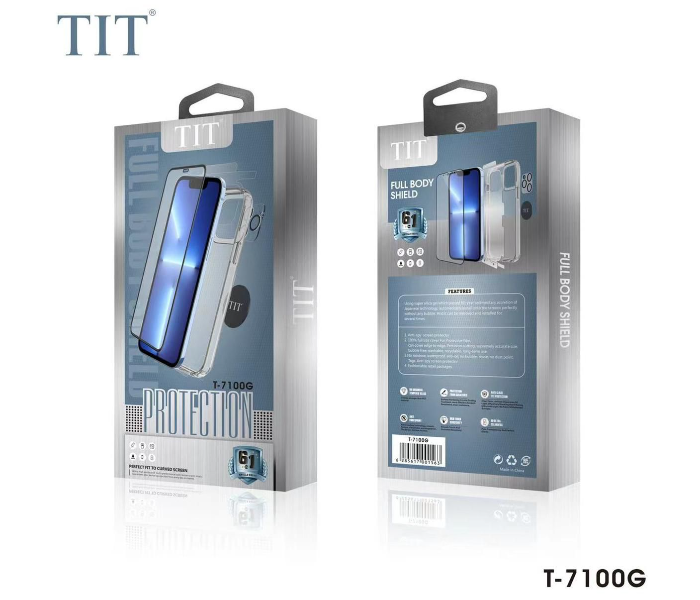 TIT 6 IN 1 Full Body Shield T-7100G For iPhone 13 - Zoom Image