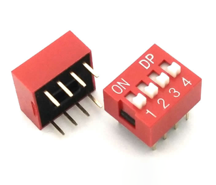 2 Pack DIP Switch 4 Position - Zoom Image