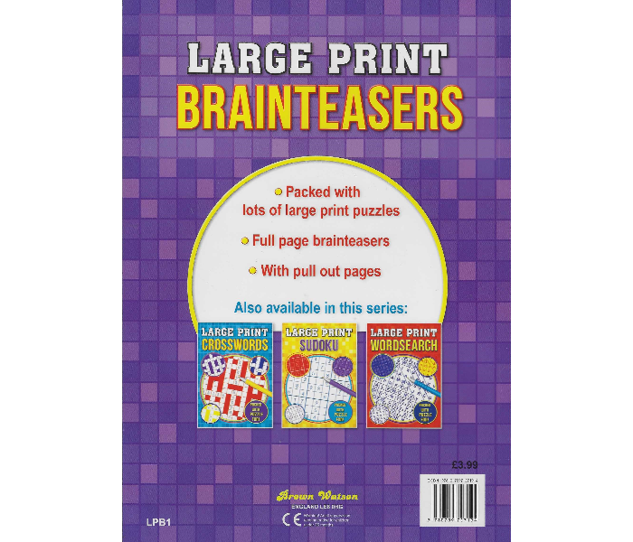 Brown Watson Large Print Brainteaser Packed With Puzzle Fun Book for Kids - Zoom Image 2