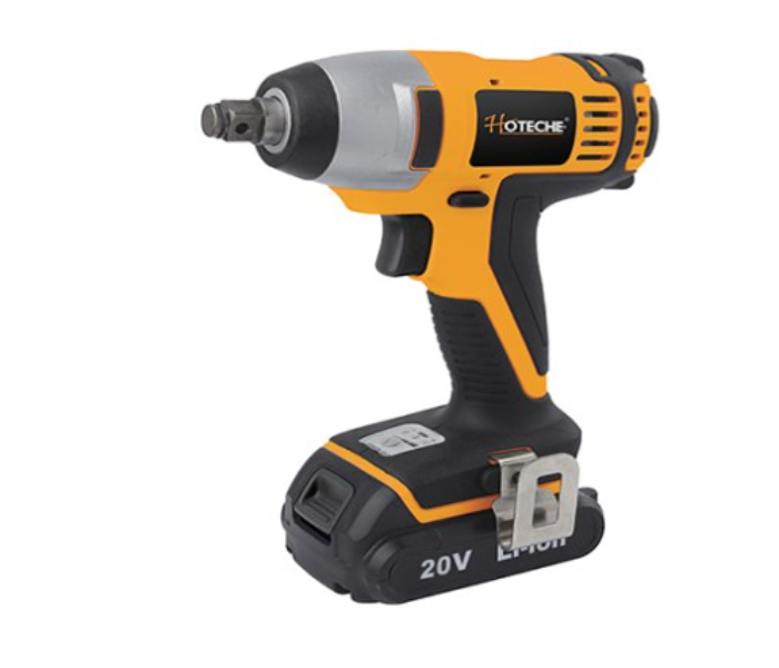 Hotche P800120 20V Lithium Cordless Impact Wrench - Yellow and Black - Zoom Image