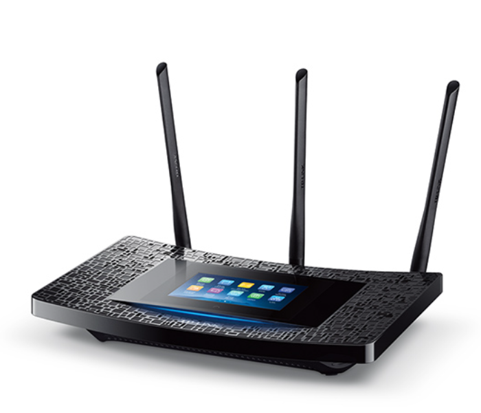 TP-Link Touch P5 AC1900 Touch Screen Wi-Fi Gigabit Router - Black - Zoom Image 1