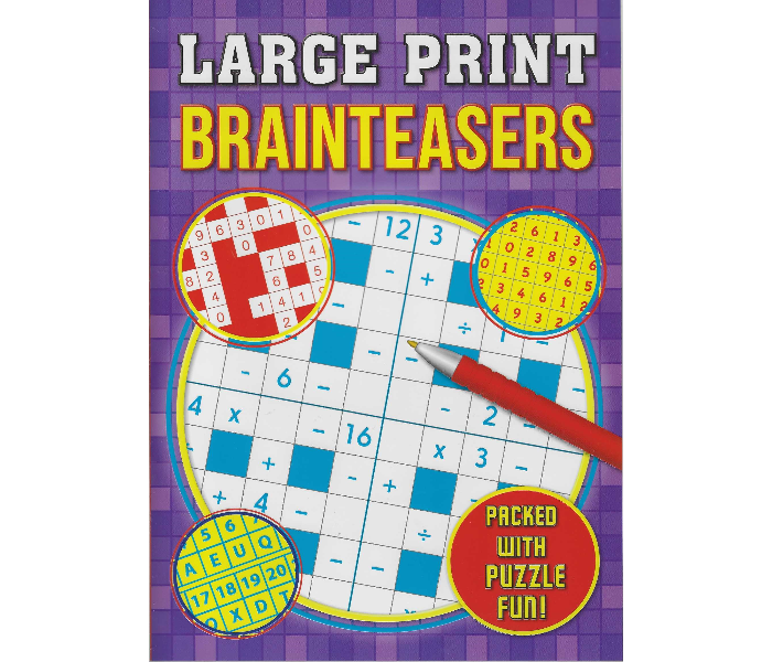 Brown Watson Large Print Brainteaser Packed With Puzzle Fun Book for Kids - Zoom Image 1