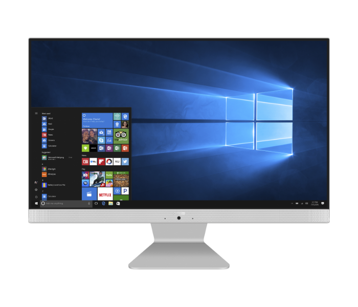 Asus M3400WUAT-WA002R 23.8 Inch FHD AMD R7 5700U Processor 8GB RAM 512GB SSD AMD Radeon Graphics Windows 10 Pro - White - Zoom Image 2