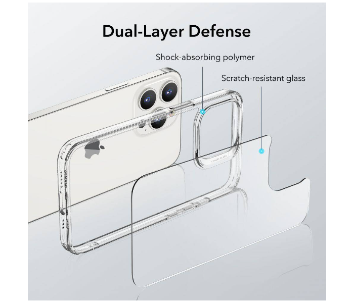 ESR Ice Shield Tempered Glass Case for iPhone 13Pro - Clear - Zoom Image 4