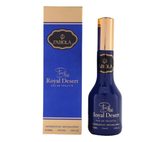 Fabiola 100ml Blue Royal Desert Eau De Toilette Natural Spray - Blue - Zoom Image