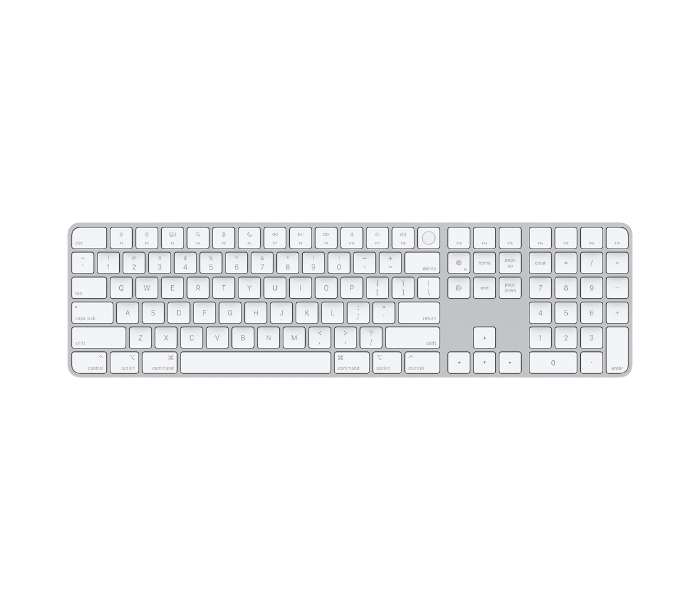 Apple MK2C3LL/A Magic Keyboard With Touch ID & Numeric Keypad - Silver - Zoom Image 1