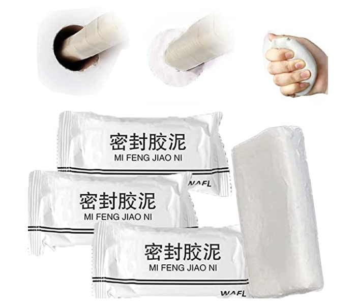 3 Piece Waterproof Repair Sealing Clay - White - Zoom Image 1