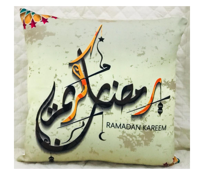 TUD Ramadan Kareem Printed Pillow Case For Home Decorative Sofa Armchair Bedroom Living Room - Light Green - Zoom Image 3