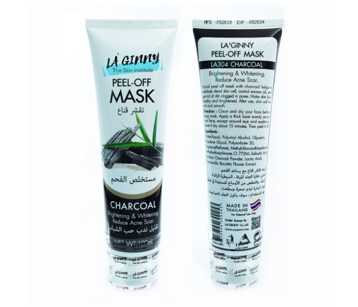 Laginny LA 304 100ml Peel Off Mask Charcoal - Zoom Image