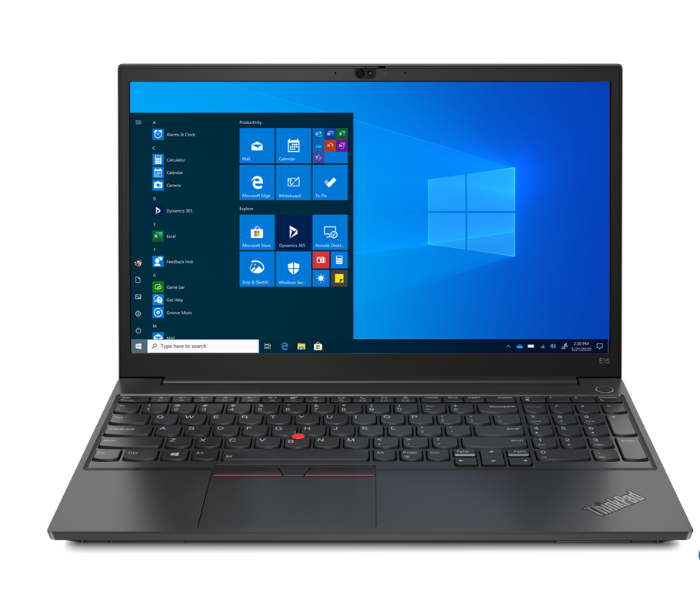 Lenovo 20TD0006AD NB E15 15.6 inch FHD Intel Core i5 1135G7 Processor 8GB RAM 256 SSD Integrated Intel Iris Xe Graphics Windows 10 Pro - Grey - Zoom Image 1