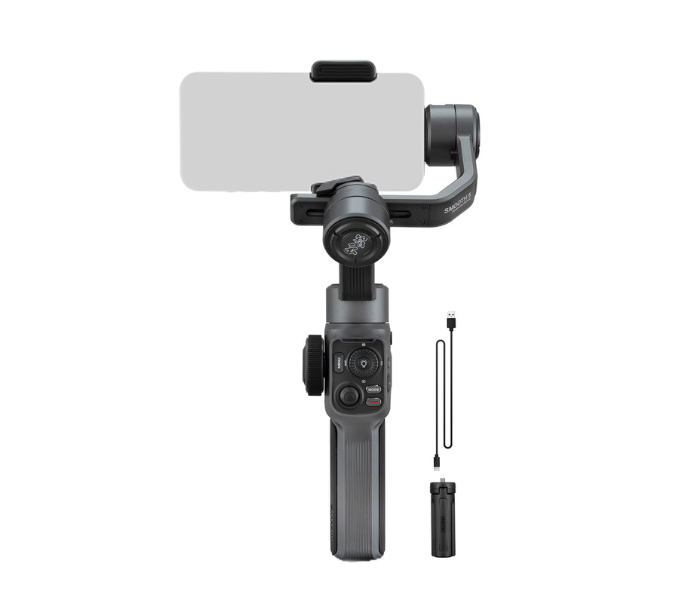 Zhiyun Smooth 5 Standard 3 Axis Design Film Like A Pro Gimbal Tripod For Smartphones - Black - Zoom Image 1