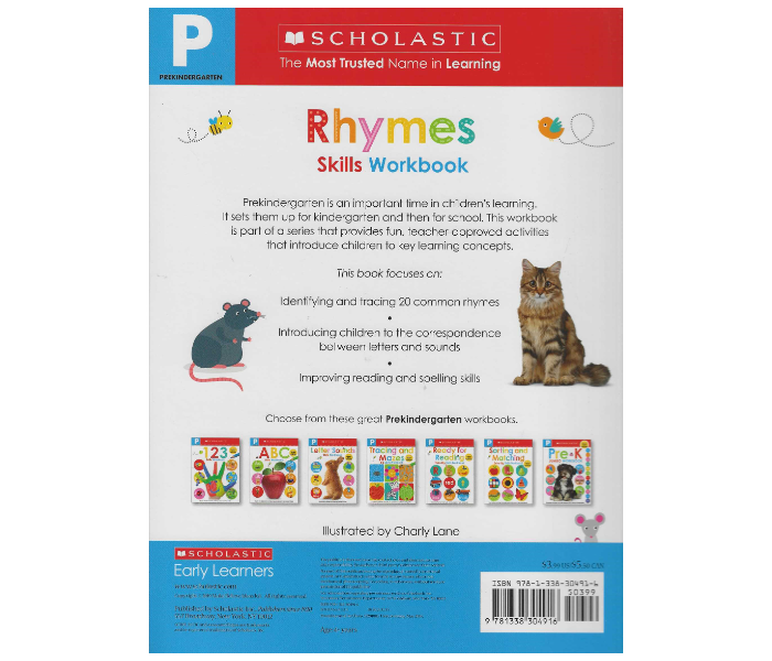 Scholastic Pre-K Skills Workbook : Rhymes Book for Kids - Zoom Image 2