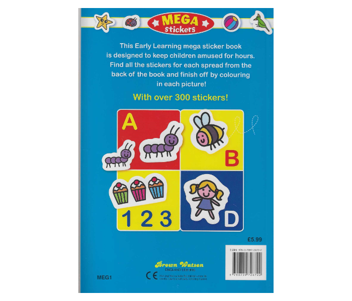 Brown Watson Early Learning First Sticker And Colour 3000 plus St Book for Kids - Zoom Image 2