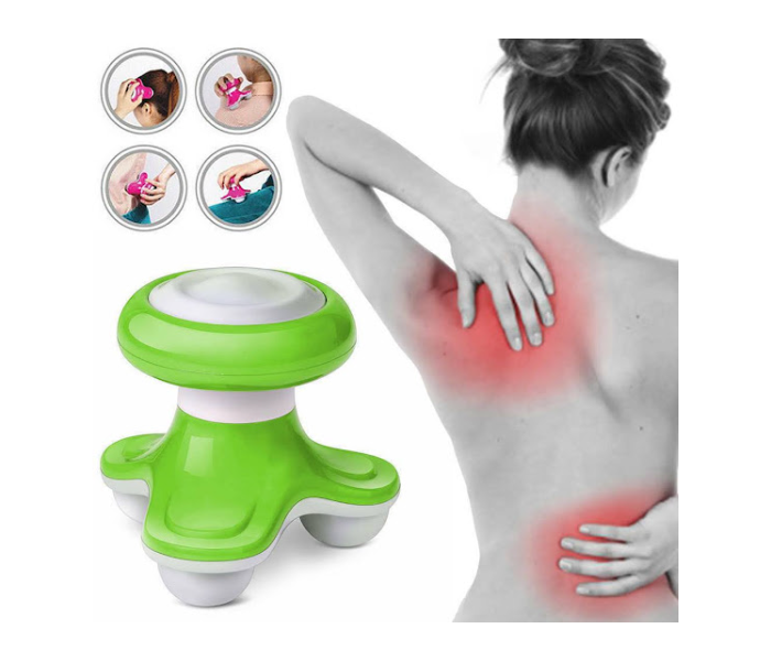 GTC 22000731 New Mini Electric Handled Wave Vibrating Massager - Green - Zoom Image 2