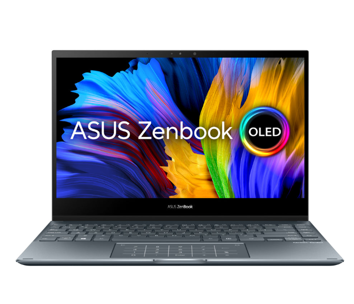 Asus ZENBOOK FLIP 13 UX363EA-OLED101W 13.3 inch OLED FHD Intel Core i7 1165G7 Processor 16GB RAM 1TB SSD Intel HD Graphics Windows 11 Home - Grey - Zoom Image 1