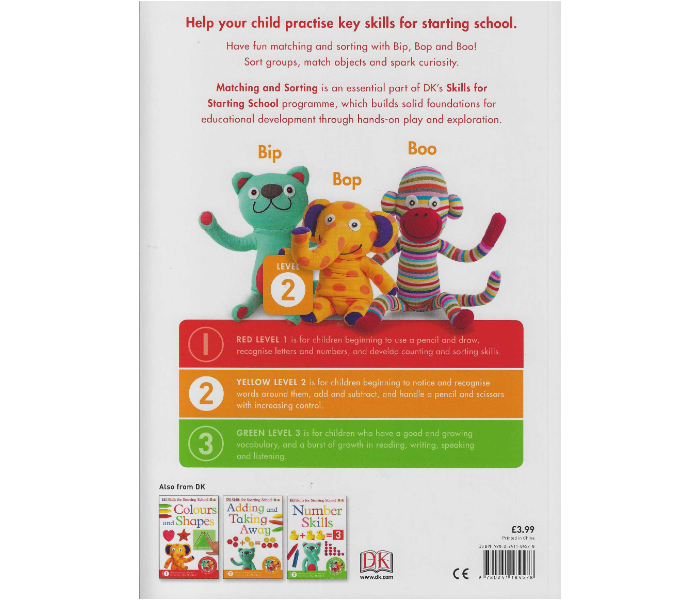 Dk Skills For Starting School Matching And Sorting Me Book for Kids - Zoom Image 2