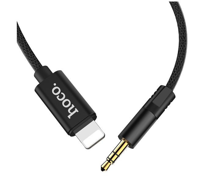 Hoco UPA13 Sound Source Series Lightning Digital Audio Conversion Cable - Black - Zoom Image 1