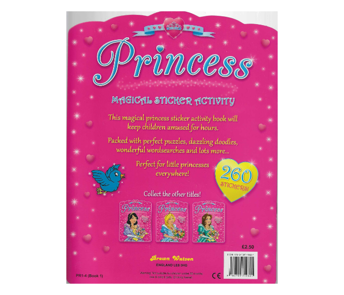 Brown Watson Princess Sticker Activity Book -1 for Kids - Zoom Image 2