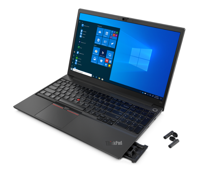 Lenovo 20TD0006AD NB E15 15.6 inch FHD Intel Core i5 1135G7 Processor 8GB RAM 256 SSD Integrated Intel Iris Xe Graphics Windows 10 Pro - Grey - Zoom Image 3