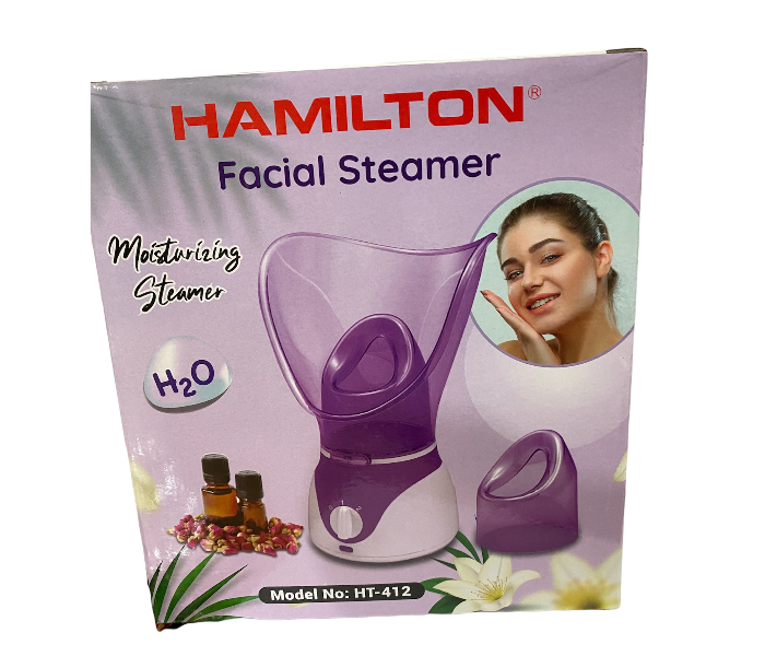 Hamilton HT-412 Facial Steamer - White and Purple - Zoom Image 2