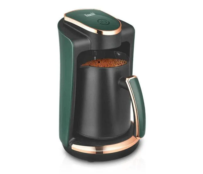 Saachi NL-COF-7046-GN Turkish Coffee Maker With Automatic Turn Off Function - Black And Green - Zoom Image