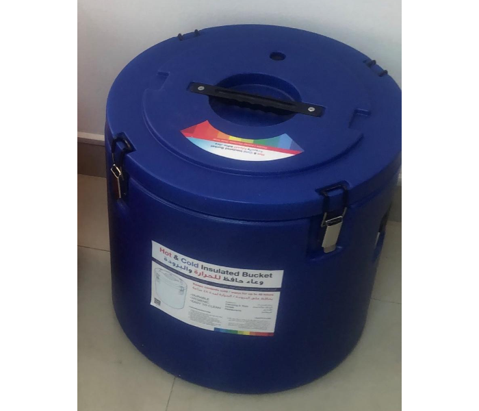 VT3037 38 Litre Double Layered Stainless Inner Water Barrel - Blue - Zoom Image 1