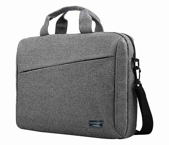 Microdigit MD 025 Premium Quality Laptop Bag With Anti-Shock System - Grey - Zoom Image