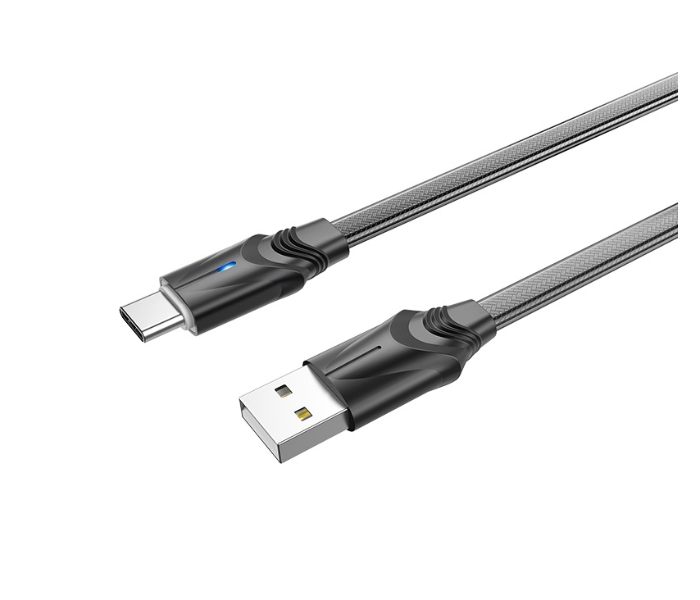 BOROFONE BU12 Synergy Charging Data Cable For Type-C - Black - Zoom Image 2