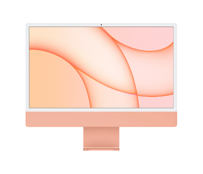 Apple iMac 24 Inch Z133001E3 Apple M1 Chip 16GB RAM 2TB SSD - Orange - Zoom Image 2