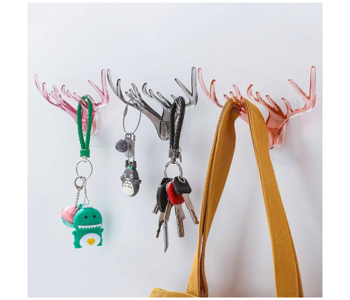 GTC 22000780 Creative Antlers Key Holder for Hanging Clothes - Sea Blue - Zoom Image 2