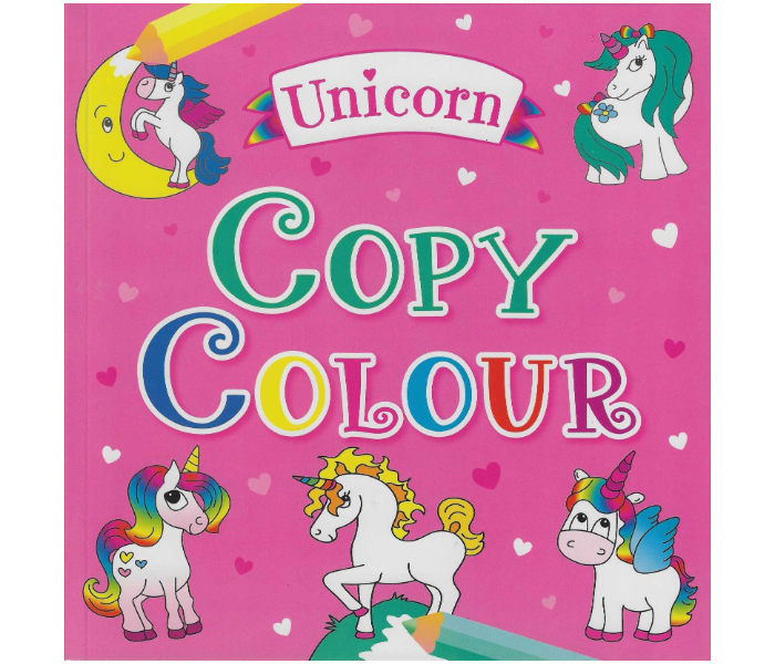 Brown Watson Unicorn and Copy Colour Book for Kids - Zoom Image 1