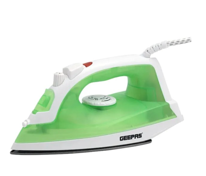 Geepas GSI7783 1600Watts Multifunctional Steam Iron - Green and White - Zoom Image