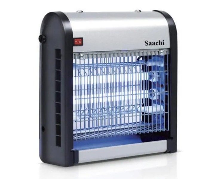 Saachi NL-IK-2412 Insect Killer With Mounting Attachment - Black and Silver - Zoom Image