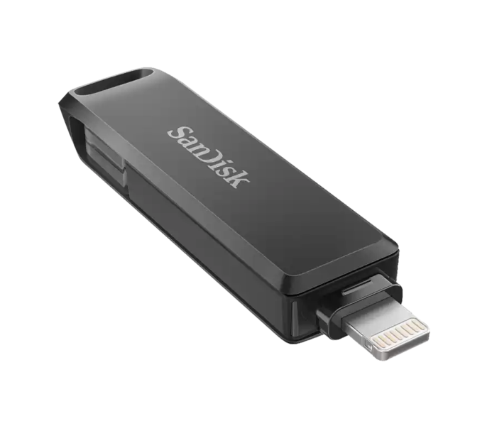 SanDisk SDIX70N-128G-GN6NE 128GB iXpand Flash Drive Luxe for iPhone and Type-C - Black - Zoom Image 4