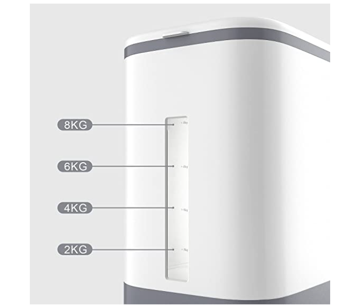 Generic Rice Dispenser for Kitchen - White and Grey - Zoom Image 3