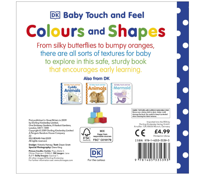 Dk Baby Touch And Feel Colours And Shapes Books for Kids - Zoom Image 2