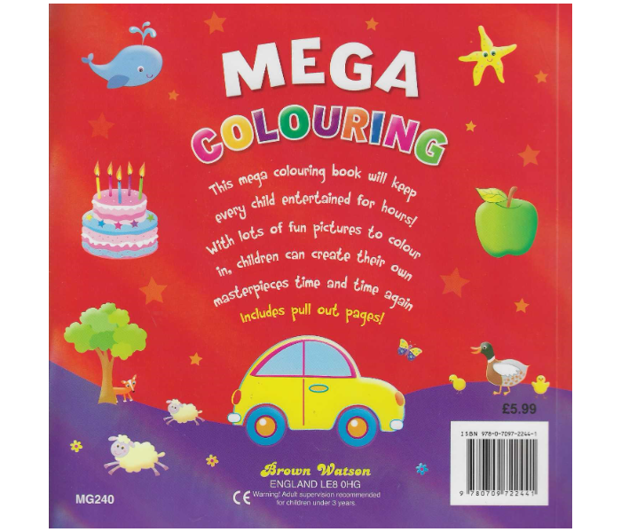 Brown Watson Mega Colouring Book for Kids - Zoom Image 2