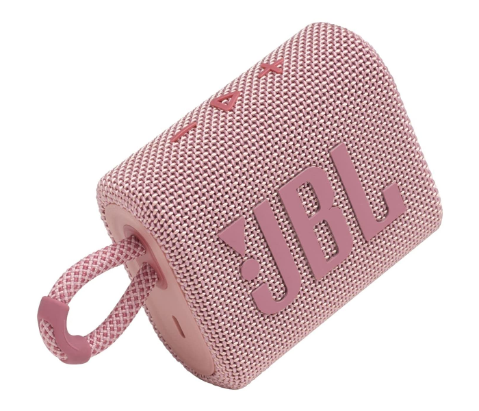 JBL GO 3 Portable Waterproof Speaker - Pink - Zoom Image 3