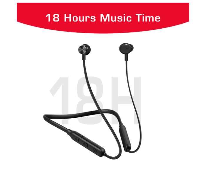 iSmart SOLO SB6 Wireless Earphones with Magnetic Earbuds - Black - Zoom Image 3