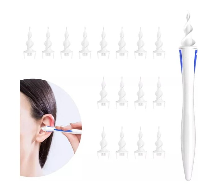 Smart Swab Silicone 16Pieces Replacement Disposable Soft Tips Ear Wax Cleaner Easy Earwax Removal - Zoom Image 5