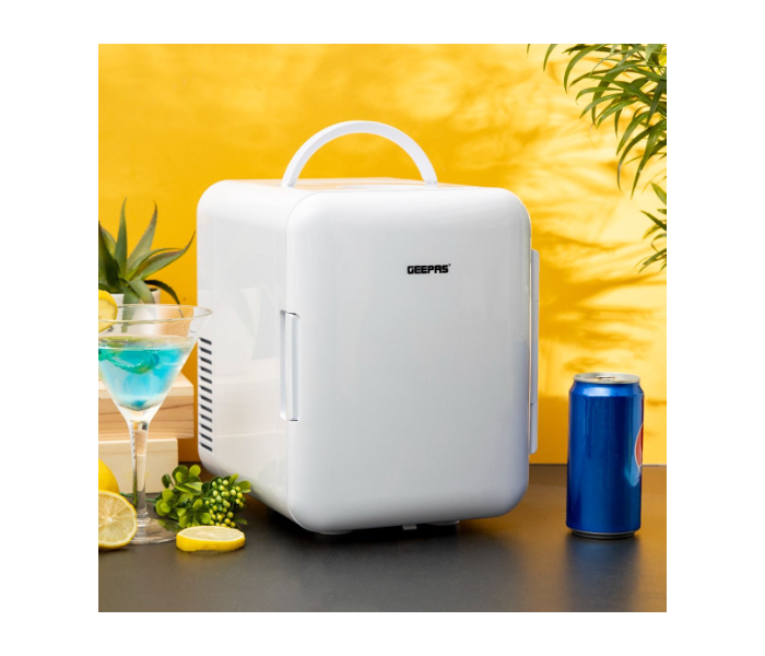 Geepas GRF63043 Cold Or Warm Function Mini Refrigerator - White  - Zoom Image 2