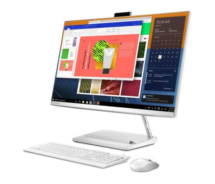 Lenovo AIO3 221TL6 F0G500A0AX 21.5 Inch FHD Intel Core i5 1135G7 Processor 8GB RAM 512GB SSD Intel Iris Graphics Windows 11 Home - White - Zoom Image 1